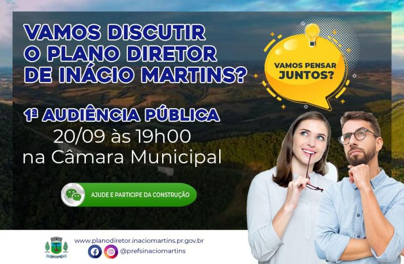 AUDIÊNCIA PÚBLICA DO PLANO DIRETOR MUNICIPAL